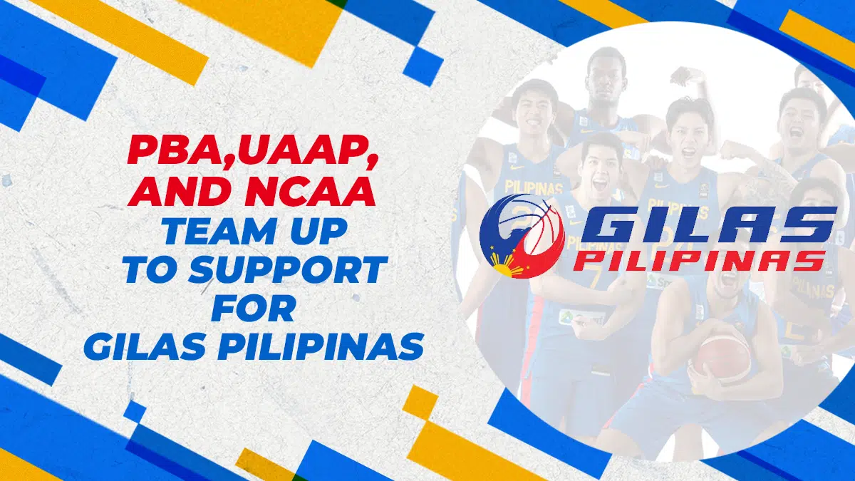 PBA, UAAP, and NCAA team up to support for Gilas Pilipinas