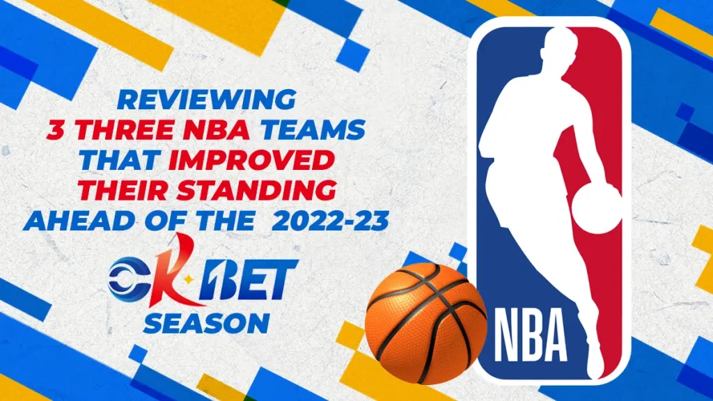Reviewing three NBA teams that improved their standing ahead of the 2022–23 Okbet Season 